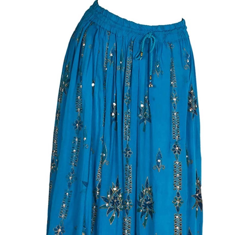 Shimmery long skirt